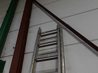 Dubbele alu ladder - afbeelding 3 van  3