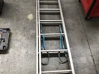Dubbele alu schuifladder - afbeelding 1 van  1