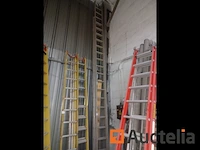Dubbele aluminium ladder