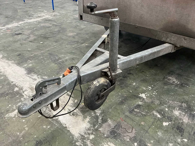 Dubbele as auto aanhangwagen - afbeelding 3 van  18