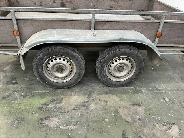 Dubbele as auto aanhangwagen - afbeelding 5 van  18