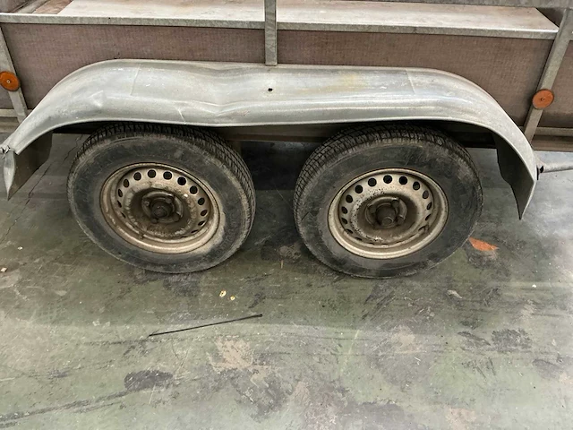 Dubbele as auto aanhangwagen - afbeelding 6 van  18