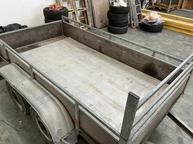 Dubbele as auto aanhangwagen - afbeelding 7 van  18