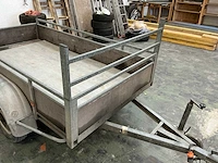Dubbele as auto aanhangwagen - afbeelding 10 van  18