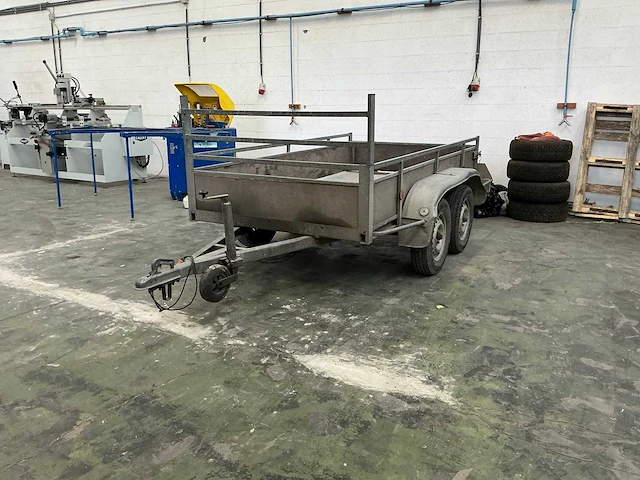 Dubbele as auto aanhangwagen - afbeelding 1 van  18