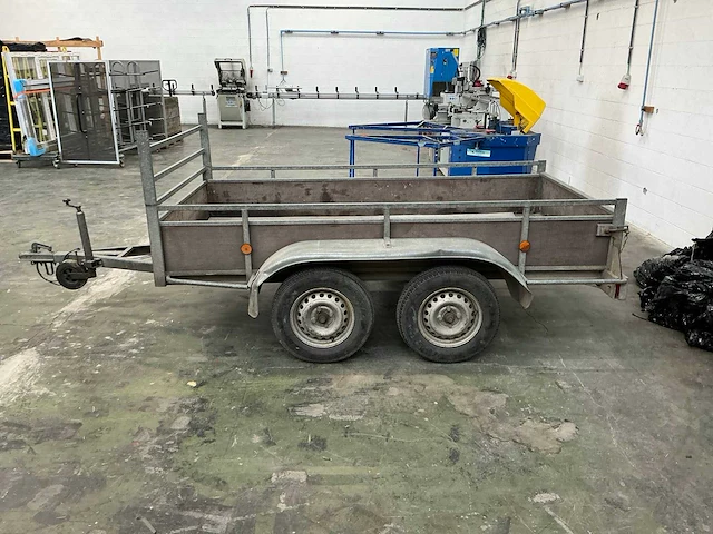Dubbele as auto aanhangwagen - afbeelding 11 van  18