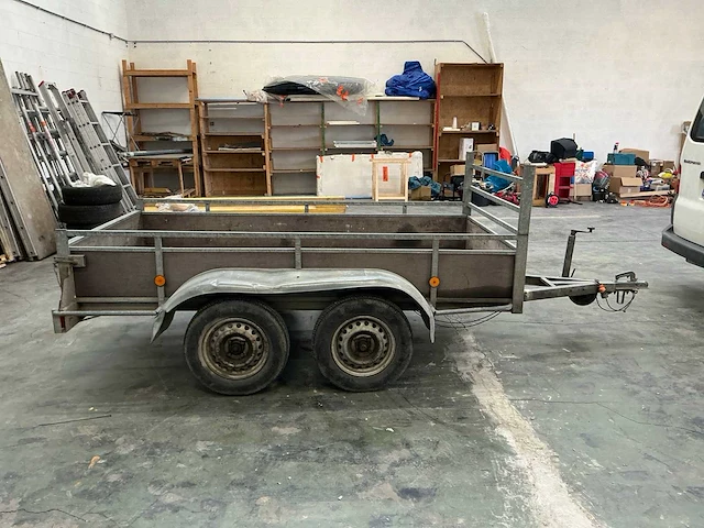 Dubbele as auto aanhangwagen - afbeelding 15 van  18