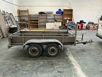 Dubbele as auto aanhangwagen - afbeelding 15 van  18