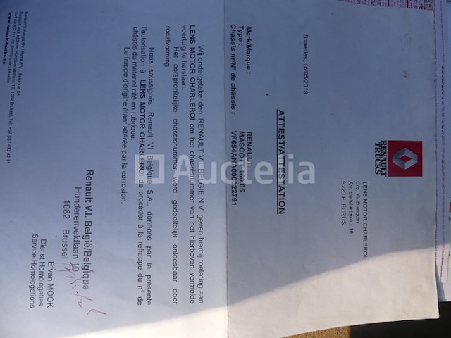 Dubbele cabine bestelwagen met drievoudig platform renault mascott 160 (2006-148.619 km) - afbeelding 14 van  21