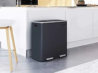 Dubbele compartiment bin 2 x 30l, met 15 zakken - afbeelding 1 van  8