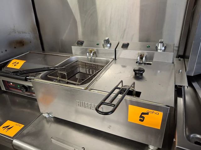 Dubbele friteuse buffalo - afbeelding 2 van  3