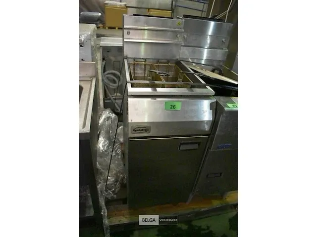Dubbele friteuse combisteel - afbeelding 1 van  2