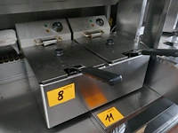 Dubbele friteuse + microgolfoven - afbeelding 1 van  3