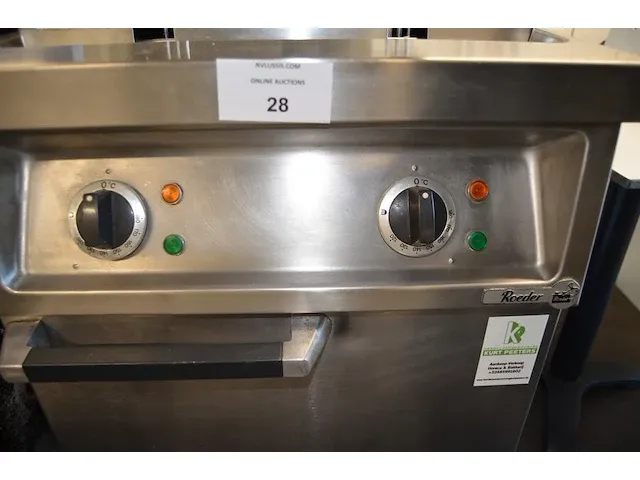 Dubbele friteuse roeder - afbeelding 4 van  7