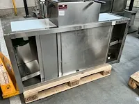 Dubbele friteuse + rvs opbergmeubel - afbeelding 2 van  12