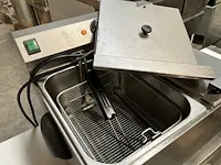 Dubbele friteuse + rvs opbergmeubel - afbeelding 6 van  12