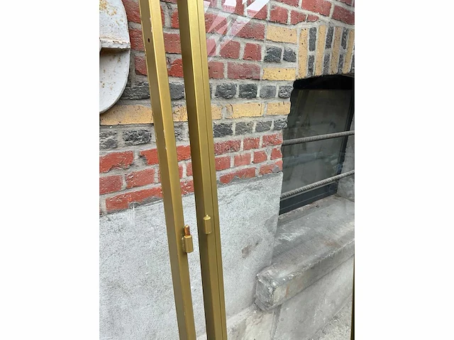 Dubbele glazen deur – aluminium kader – ral1036 goud - afbeelding 11 van  12