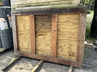 Dubbele houten poort 288x210 - afbeelding 2 van  6