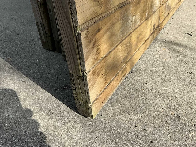 Dubbele houten poort 288x210 - afbeelding 4 van  6