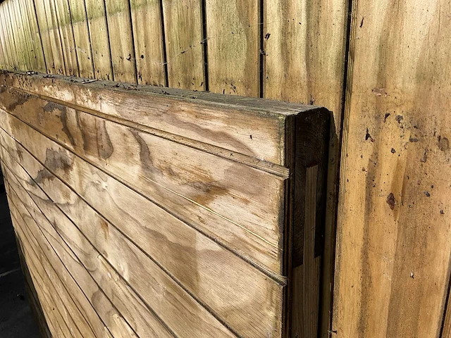 Dubbele houten poort 288x210 - afbeelding 5 van  6