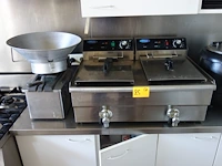Dubbele inox friteuse maxima - afbeelding 1 van  4