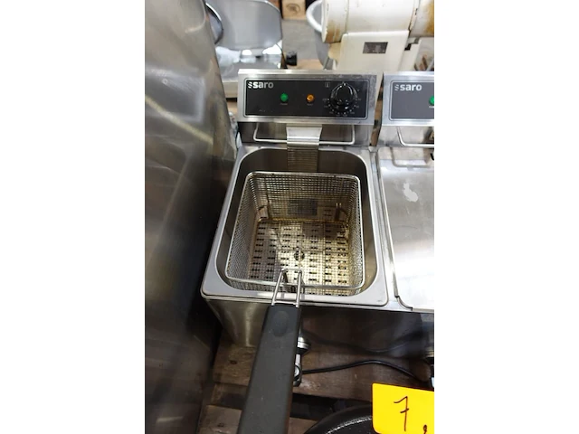 Dubbele inox friteuse saro - afbeelding 2 van  6
