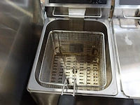 Dubbele inox friteuse saro - afbeelding 2 van  6