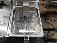 Dubbele inox friteuse saro - afbeelding 3 van  6