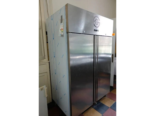 Dubbele inox koelkast hwg - afbeelding 2 van  4