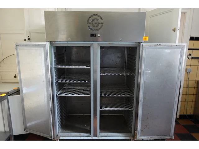 Dubbele inox koelkast hwg - afbeelding 3 van  4