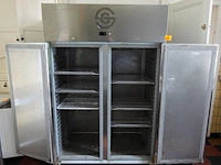 Dubbele inox koelkast hwg - afbeelding 3 van  4
