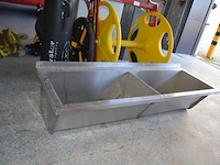 Dubbele inox spoelbak - afbeelding 4 van  6