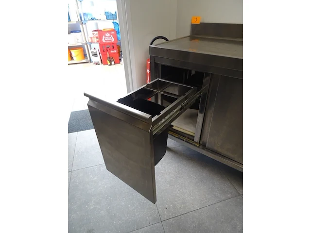 Dubbele inox spoelbak - afbeelding 6 van  6