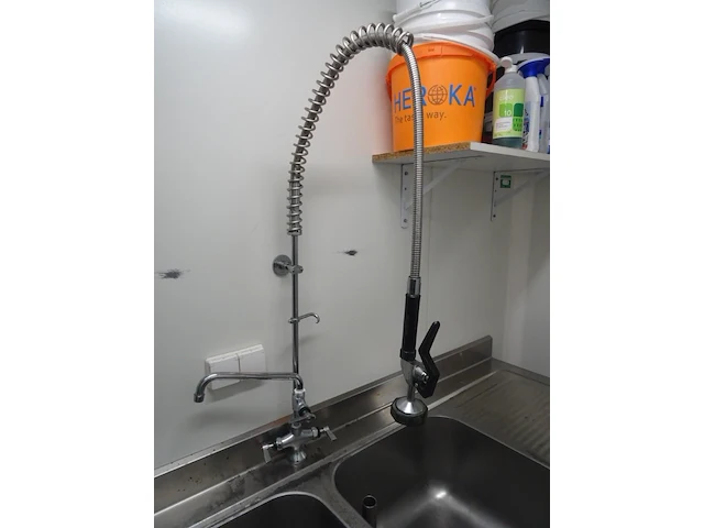 Dubbele inox spoelbak - afbeelding 3 van  4
