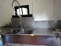 Dubbele inox spoelbak - afbeelding 1 van  6