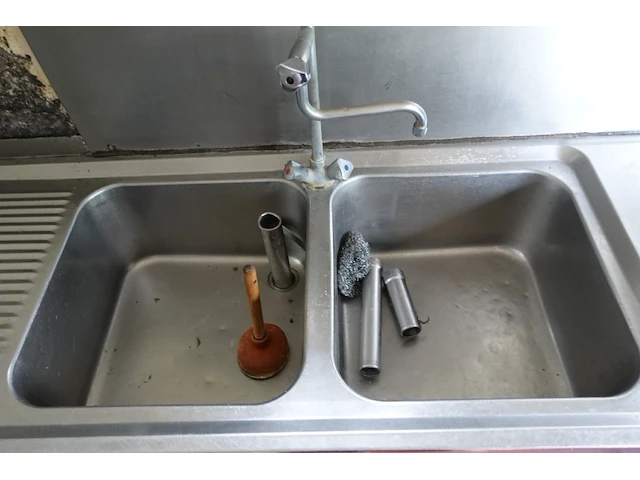 Dubbele inox spoelbak - afbeelding 3 van  6