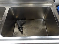 Dubbele inox spoeltafel - afbeelding 4 van  4