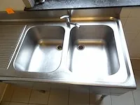Dubbele inox wastafel angelo po - afbeelding 3 van  8