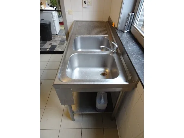 Dubbele inox wastafel angelo po - afbeelding 6 van  8