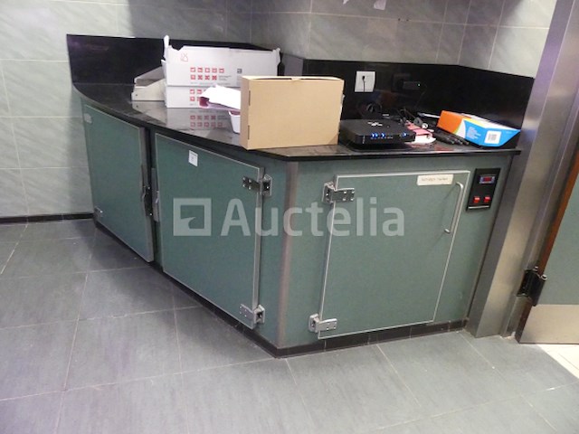 Dubbele koelkast met kast - afbeelding 1 van  9