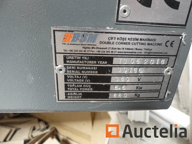Dubbele kop verstekzaag voor chassis bsm dubbele hoek snijmachine - afbeelding 6 van  9