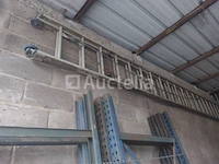 Dubbele ladder (2x5m) - afbeelding 1 van  3