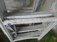 Dubbele ladder, 5 treden trapladder - afbeelding 3 van  8