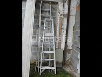 Dubbele ladder, 5 treden trapladder - afbeelding 5 van  8