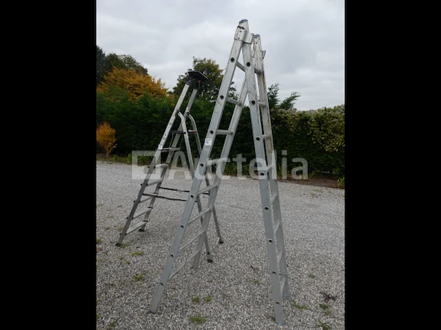 Dubbele ladder, altrex trapladder - afbeelding 8 van  9
