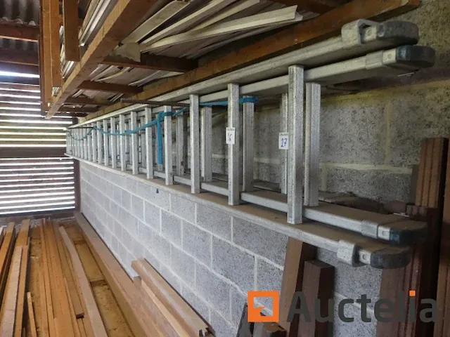 Dubbele ladder aluminium 2 x 20 stappen - afbeelding 4 van  4