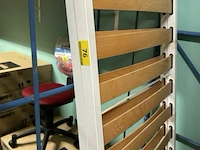 Dubbele lattoflex vast l200 x b140 cm + ijzeren onderstel - afbeelding 1 van  3