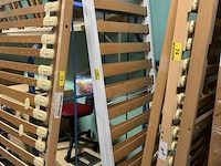 Dubbele lattoflex vast l200 x b140 cm + ijzeren onderstel - afbeelding 2 van  3