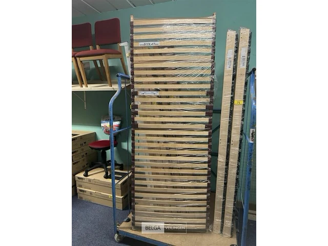 Dubbele lattoflex vast l214 x b160 cm - afbeelding 1 van  4