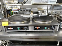 Dubbele pannenkoekmaker krampouz - afbeelding 1 van  4